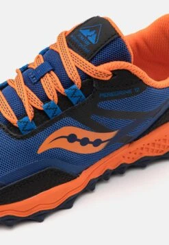 Saucony Peregrine 12 Shield Unisex - Hardloopschoenen Neutraal - Navy/Orange -Saucony 083ca866f6624156b8c4ce15616578cf