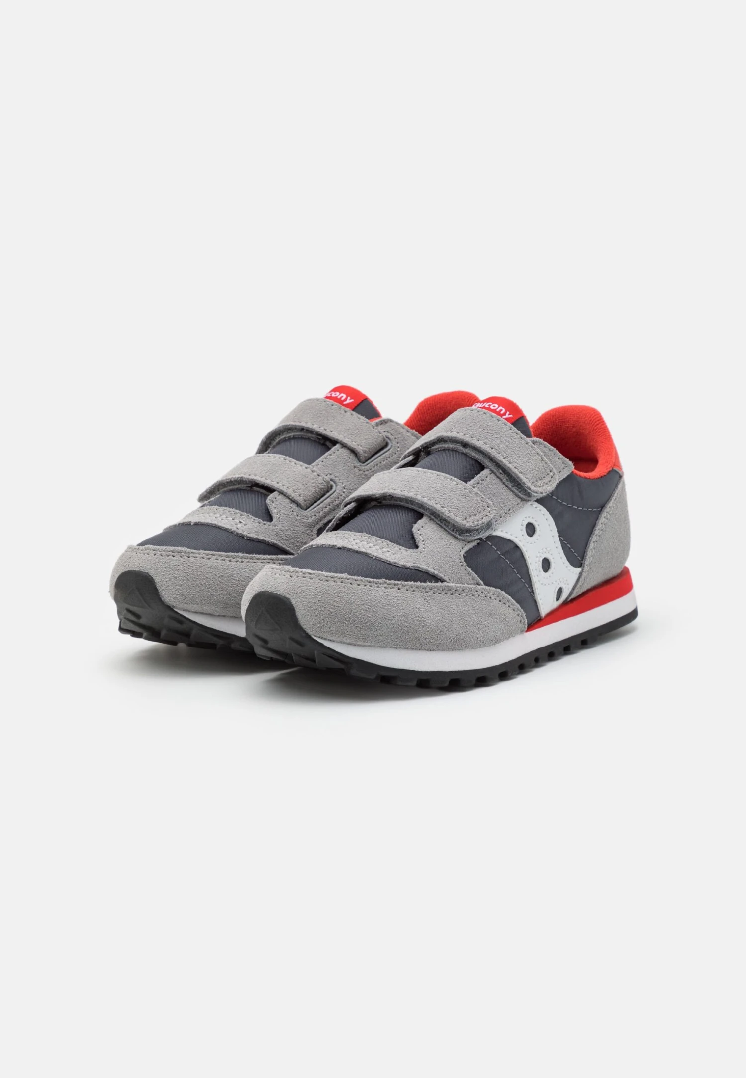 Saucony Jazz Double Unisex - Sneakers Laag - Grey/White/Lava 4 Saucony Jazz Double Unisex - Sneakers Laag - Grey/White/Lava - Afbeelding 2