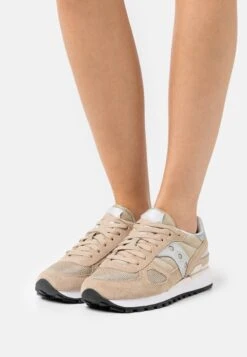 Saucony Shadow Original - Sneakers Laag - Tan/Silver