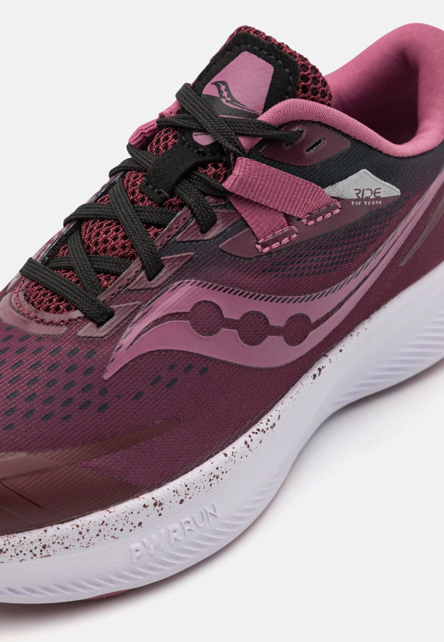 Saucony Ride 15 Unisex - Sportieve Wandelschoenen - Sundown/Black 8 Saucony Ride 15 Unisex - Sportieve Wandelschoenen - Sundown/Black - Afbeelding 6