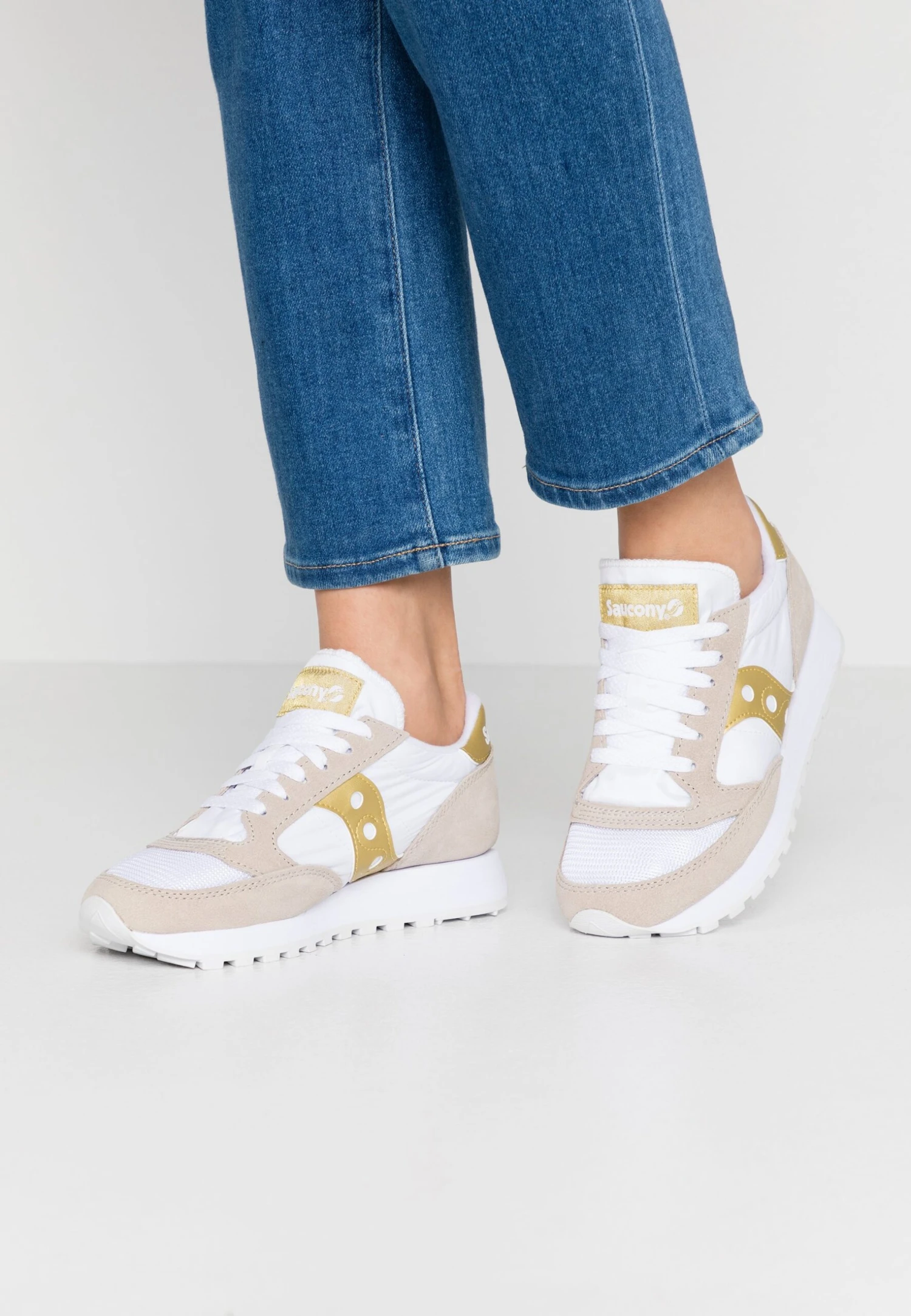 Saucony Jazz Vintage - Sneakers Laag - White/Gold 3 Saucony Jazz Vintage - Sneakers Laag - White/Gold