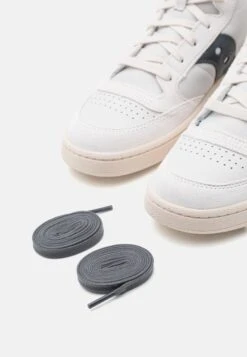 Saucony Jazz Court Mid Unisex - Sneakers Hoog - White/Navy -Saucony 3c954008af2243db86010e3f93eb6e48