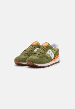 Saucony Shadow Original - Sneakers Laag - Olive/Orange -Saucony 3d591216da24499da742e88356ef872e