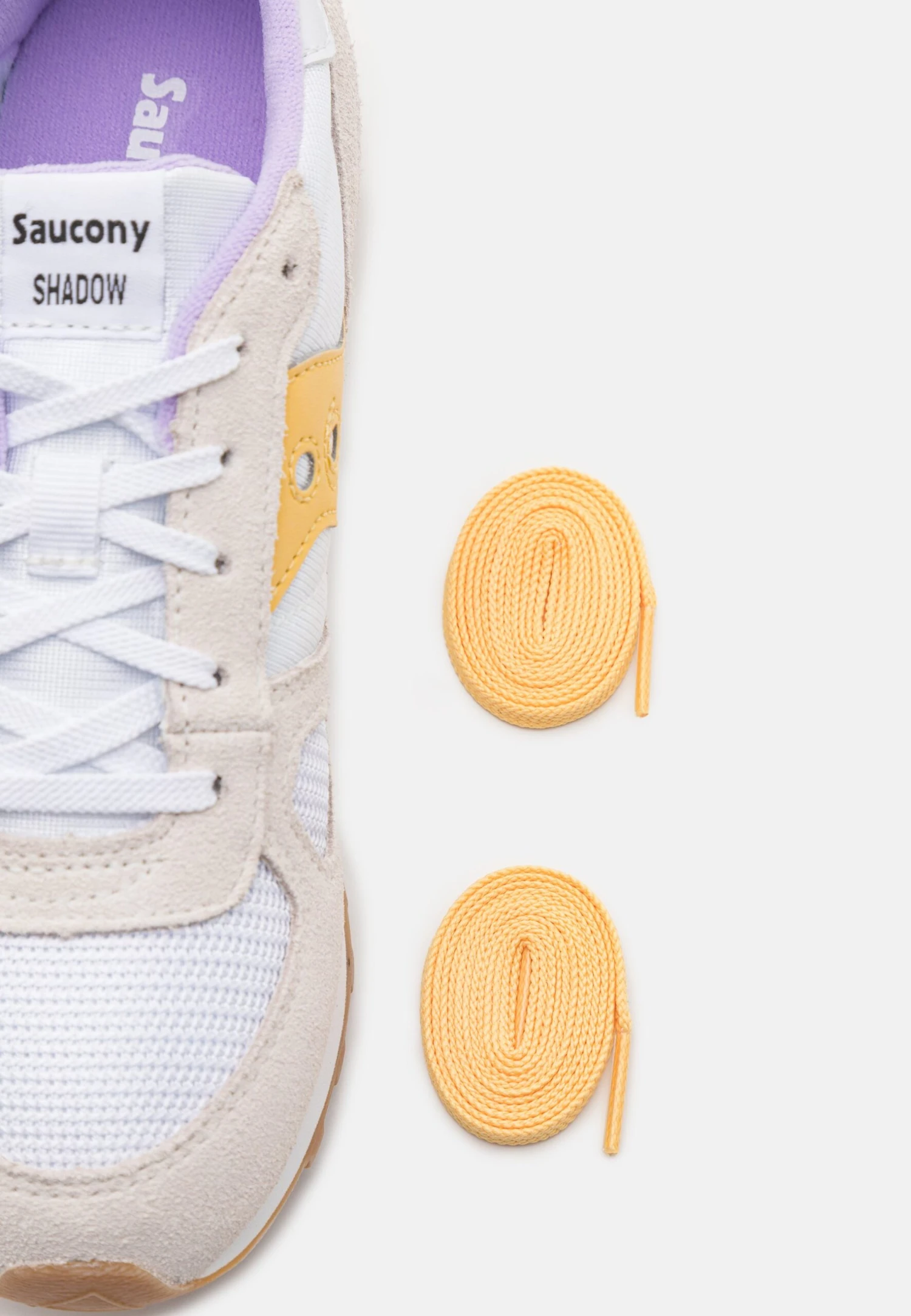 Saucony Shadow Original Unisex - Sneakers Laag - White/Gold/Navy 8 Saucony Shadow Original Unisex - Sneakers Laag - White/Gold/Navy - Afbeelding 6
