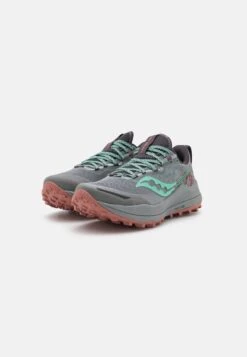 Saucony Xodus Ultra 2 - Trail Hardloopschoenen - Fossil/Soot -Saucony 4d3e50f68ef04a0a96a546625cbfbea6