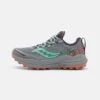 Saucony Xodus Ultra 2 - Trail Hardloopschoenen - Fossil/Soot -Saucony 5056dd21f0c04b0d84a74e6e46869a9e