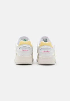 Saucony Shadow - Sneakers Laag - White/Yellow -Saucony 52d9eaf8d3274bb9b59dcfafa6a9f037