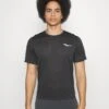 Saucony Stopwatch Short Sleeve - Sport T-Shirt - Black