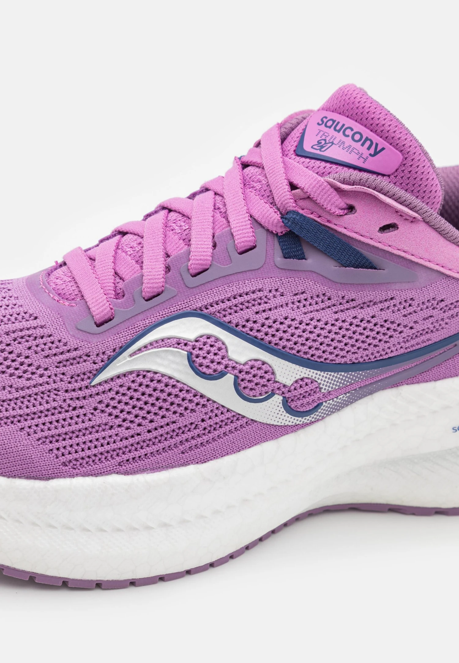 Saucony Triumph 21 - Hardloopschoenen Neutraal - Grape/Indigo 8 Saucony Triumph 21 - Hardloopschoenen Neutraal - Grape/Indigo - Afbeelding 6