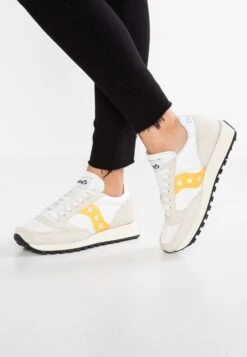 Saucony Jazz Vintage - Sneakers Laag - Cement/Yellow