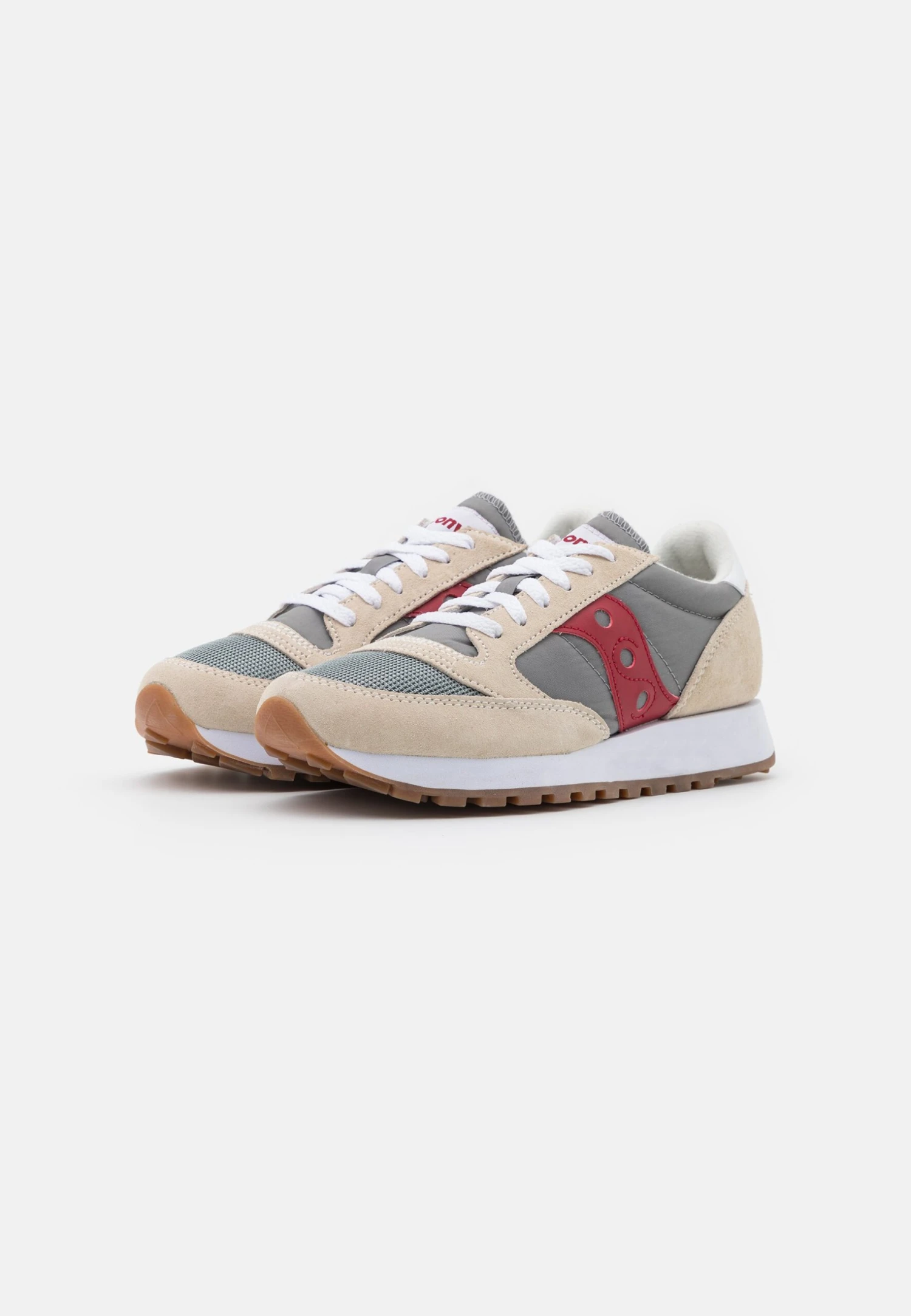 Saucony Jazz Vintage - Sneakers Laag - Marshmallow/Grey/Red 5 Saucony Jazz Vintage - Sneakers Laag - Marshmallow/Grey/Red - Afbeelding 3