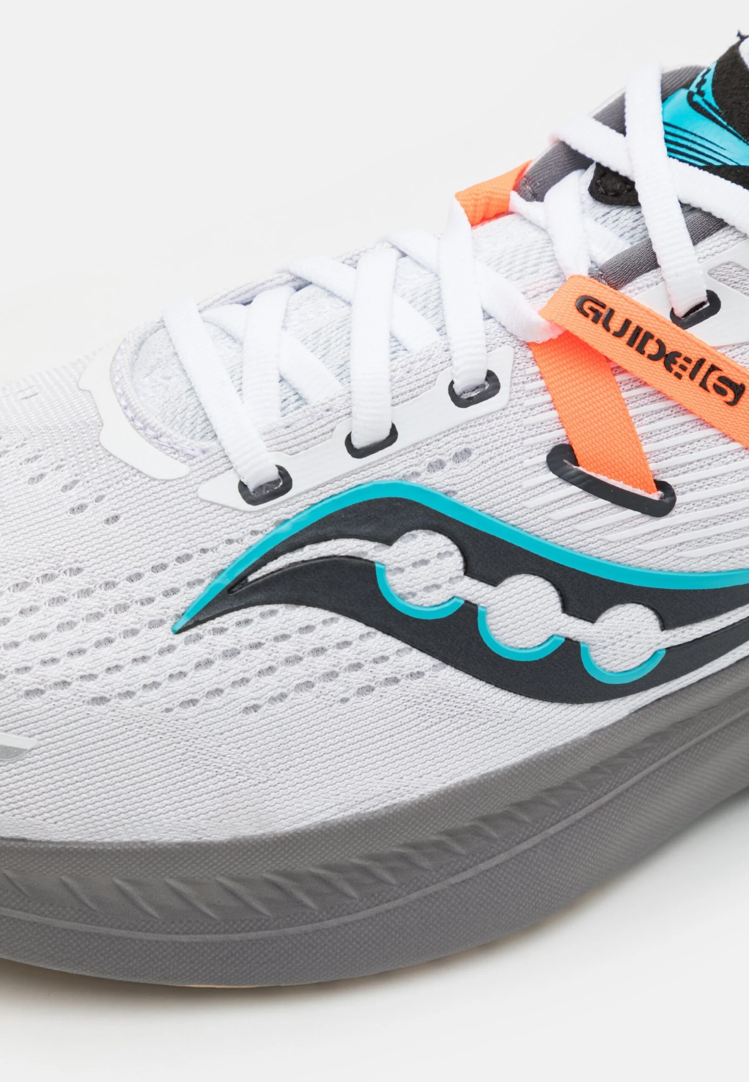 Saucony Guide 16 - Stabiliteit Hardloopschoenen - White/Gravel 8 Saucony Guide 16 - Stabiliteit Hardloopschoenen - White/Gravel - Afbeelding 6