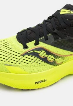 Saucony Ride 16 - Hardloopschoenen Neutraal - Citron/Black -Saucony ec5a0ea8c3764044b32b08b9cb80fbe3