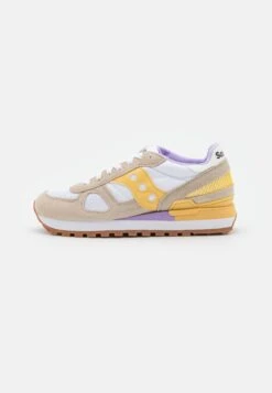 Saucony Shadow Original - Sneakers Laag - White/Yellow -Saucony ef139e0923de4f778afa457dd3a8c9d6