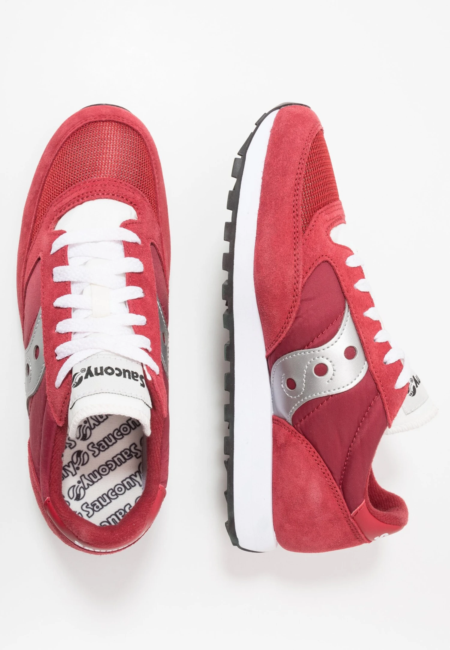 Saucony Jazz Vintage Unisex - Sneakers Laag - Red/White/Silver 4 Saucony Jazz Vintage Unisex - Sneakers Laag - Red/White/Silver - Afbeelding 2