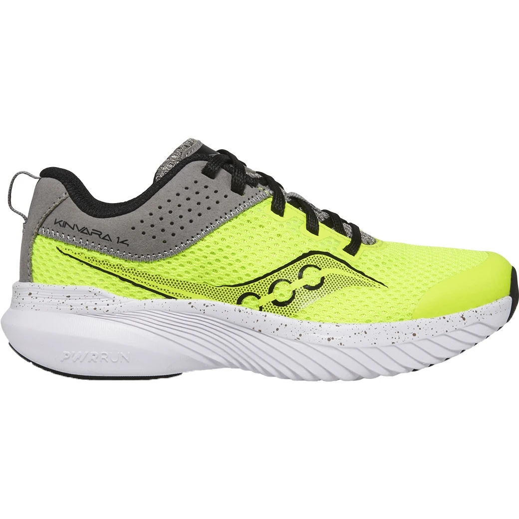Saucony Kinvara 14 Kinderen Hardloopschoenen - Citron/grey 3 Saucony Kinvara 14 Kinderen Hardloopschoenen - Citron/grey