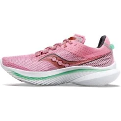 Saucony Kinvara 14 Dames Hardloopschoenen - Peony/sprig -Saucony saucony kinvara 14 running shoes women peony spring 2 1380202