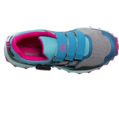 Saucony Peregrine 12 Shield Boa Meisjes Hardloopschoenen - Turq/pink -Saucony saucony peregrine 12 shield boa girls running shoes turq pink 4 1499365