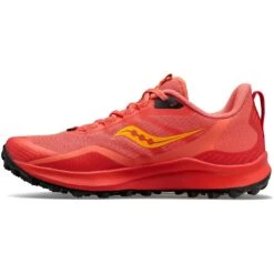 Saucony Peregrine 12 Women Trail Shoe - Coral/redrock -Saucony saucony peregrine 12 women trail shoe coral redrock5 1226464
