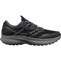 Saucony Ride 15 TR GTX Trail Shoes - Black/charcoal