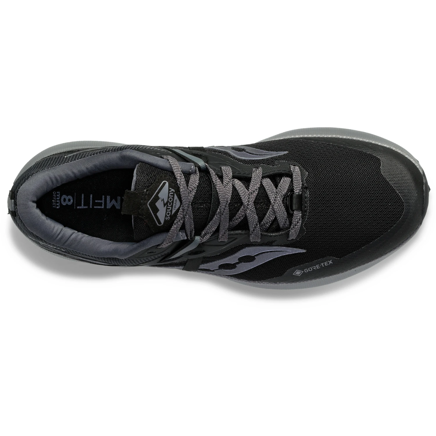 Saucony Ride 15 TR GTX Trail Shoes - Black/charcoal 5 Saucony Ride 15 TR GTX Trail Shoes - Black/charcoal - Afbeelding 3