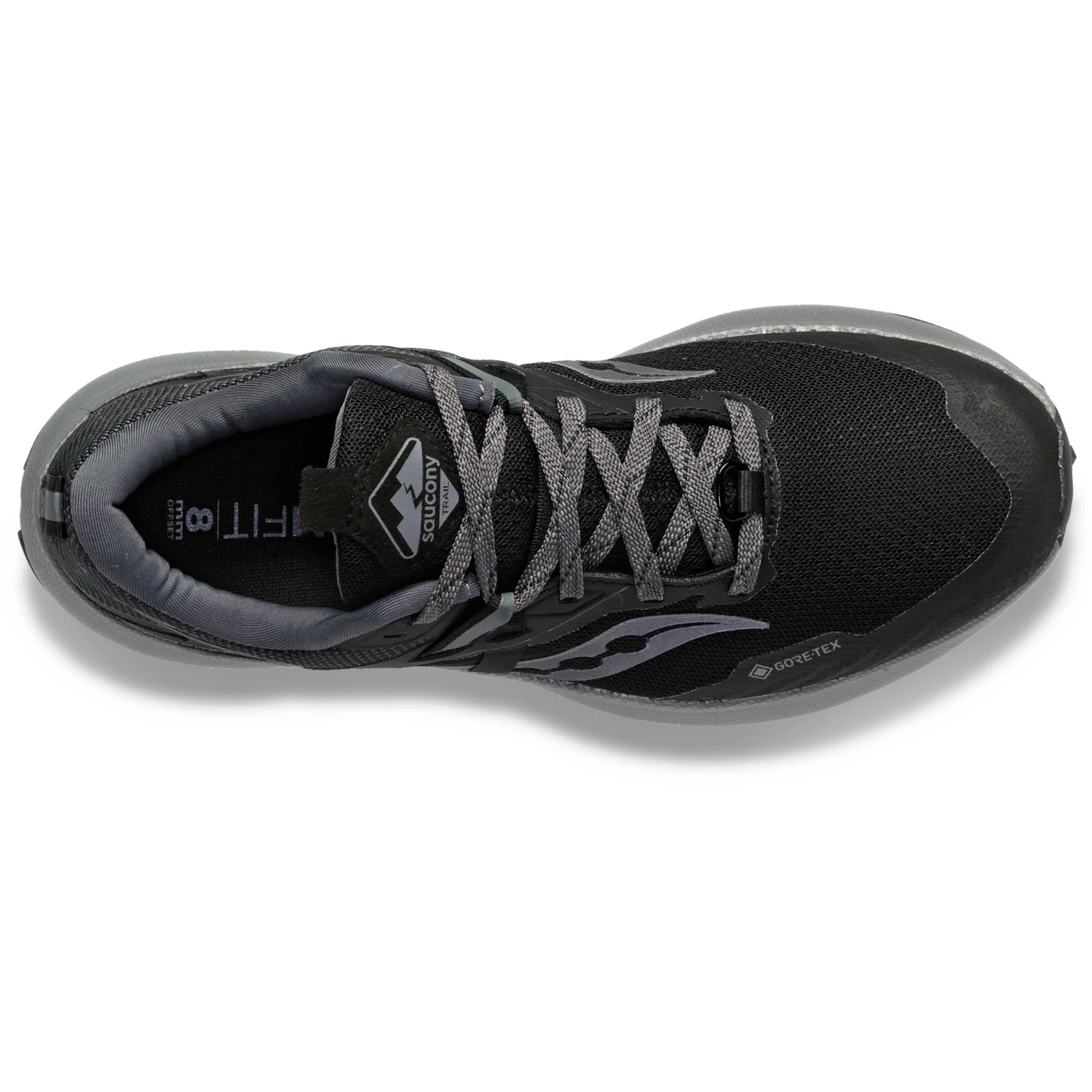 Saucony Ride 15 TR GTX Trail Shoes Women - Black/charcoal 5 Saucony Ride 15 TR GTX Trail Shoes Women - Black/charcoal - Afbeelding 3