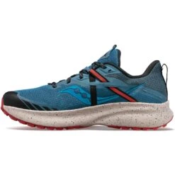 Saucony Ride 15 TR Men Trail Shoe - Deep Sea/lava -Saucony saucony ride 15 tr men trail shoe deep sea lava 5 1228518