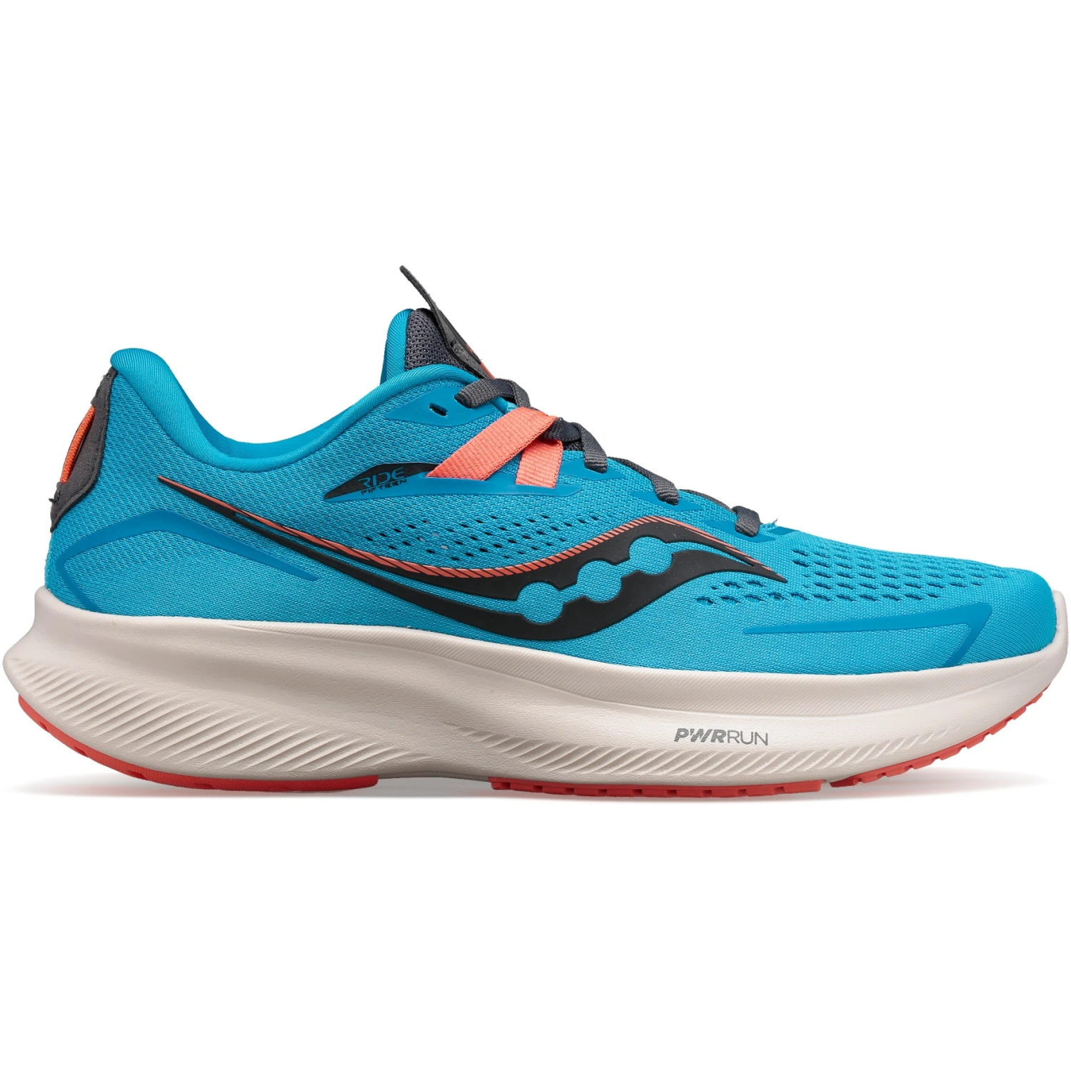 Saucony Ride 15 Women Road Shoe - Ocean/shadow 4 Saucony Ride 15 Women Road Shoe - Ocean/shadow - Afbeelding 2