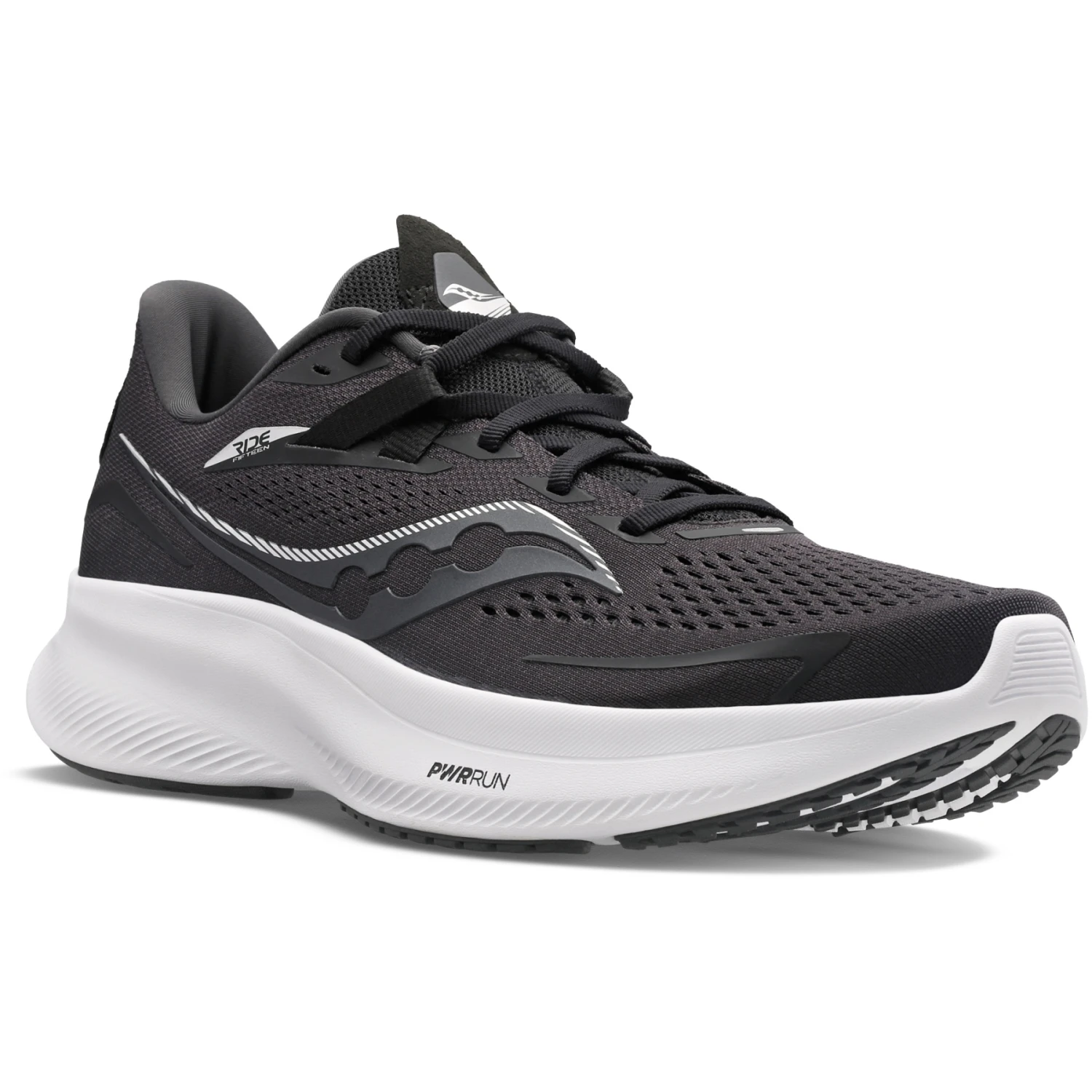 Saucony Ride 15 Running Shoes - Black/white 7 Saucony Ride 15 Running Shoes - Black/white - Afbeelding 5