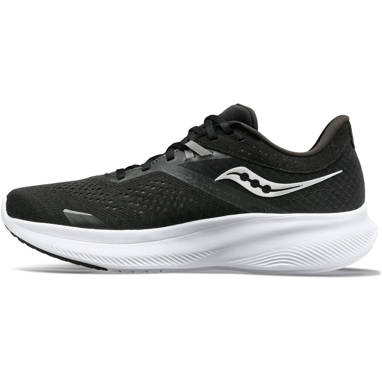 Saucony Ride 16 Hardloopschoenen - Black/white 4 Saucony Ride 16 Hardloopschoenen - Black/white - Afbeelding 2