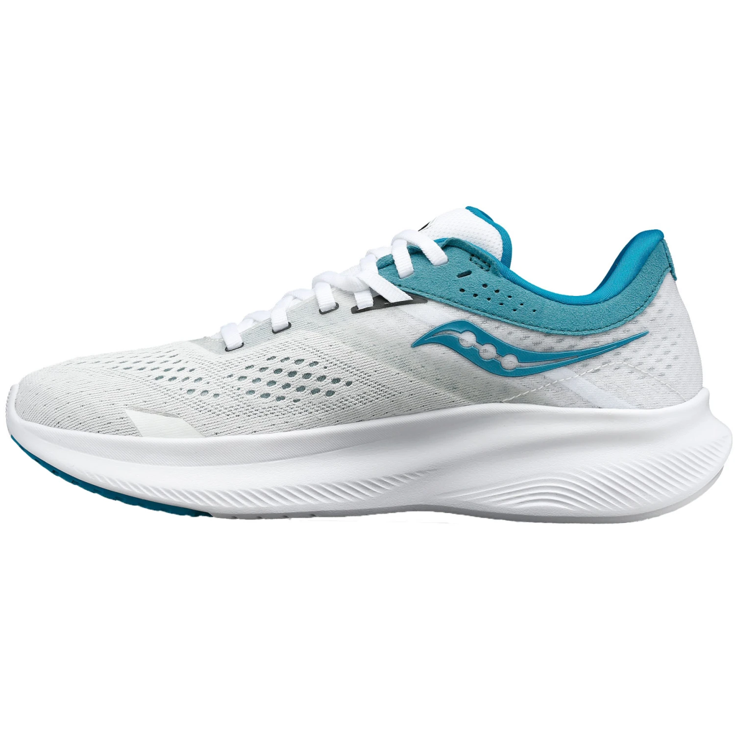 Saucony Ride 16 Dames Hardloopschoenen - White/ink 4 Saucony Ride 16 Dames Hardloopschoenen - White/ink - Afbeelding 2